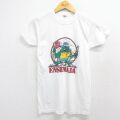 90s 半袖Tシャツ カエル ホワイト XS | 古着