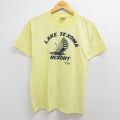 ヘインズ 70s 半袖Tシャツ TEXOMA ヨット イエロー M | 古着