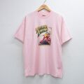 ヘインズ 80s 半袖Tシャツ TOADS PLACE ピンク XL | 古着