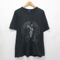80s 半袖Tシャツ BARBER SHOP ブラック XL | 古着