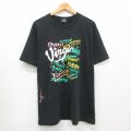 フルーツオブザルーム 90s 半袖Tシャツ Virginia ブラック XL | 古着