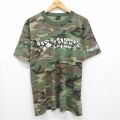 00s 半袖Tシャツ BORN TO BE WILD カーキ迷彩 XL | 古着