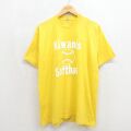 スクリーンスターズ 80s 半袖Tシャツ ソフトボール イエロー XL | 古着