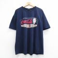 コカコーラ 90s 半袖Tシャツ ネイビー XL | 古着