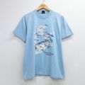 スクリーンスターズ 90s 半袖Tシャツ 鳥 ライトブルー L | 古着