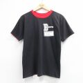 80s 半袖Tシャツ BARRINGTON ダブルフェイス ブラック M | 古着