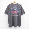 00s 半袖Tシャツ TSU グレー XL | 古着