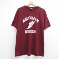 00s 半袖Tシャツ MATAWANウイングフット バーガンディ XL | 古着