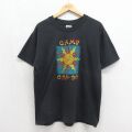 ヘインズ 00s 半袖Tシャツ 太陽 ブラック メンズL相当 | 古着