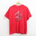 アディダス 00s 半袖Tシャツ ボストンレッドソックス レッド メンズXL相当 | 古着