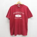 オニータ 90s 半袖Tシャツ NY バーガンディ メンズXL相当 | 古着