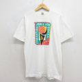 フルーツオブザルーム 90s 半袖Tシャツ アイスクリーム ホワイト メンズL相当 | 古着