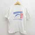 フルーツオブザルーム 00s 半袖Tシャツ マグロ ホワイト メンズXL相当 | 古着