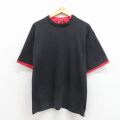 90s 半袖Tシャツ ブラック メンズL相当 | 古着