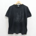 90s 半袖Tシャツ ビル ブラック メンズL相当 | 古着