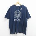 ナイキ 00s 半袖Tシャツ MLBニューヨークヤンキーススタジアム ネイビー メンズXL相当 | 古着