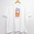 ヘインズ 90s 半袖Tシャツ ディズニー MUSIC BOX SPOT LIGHT ホワイト メンズXL相当 | 古着