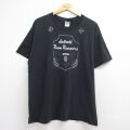 00s 半袖Tシャツ detroit Rum Runners リバーシブル ブラック メンズL相当 | 古着