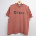 オニータ 90s 半袖Tシャツ シカ ピンク メンズXL相当 | 古着