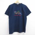 00s 半袖Tシャツ フロリダ刺繍 ネイビー メンズL相当 | 古着