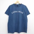 00s 半袖Tシャツ LAGUNA BEACH ネイビー メンズL相当 | 古着