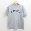 00s 半袖Tシャツ XAVIER 霜降りグレー メンズXL相当 | 古着