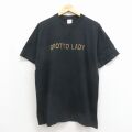 90s 半袖Tシャツ GROTTO ブラック メンズL相当 | 古着