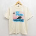 ヘインズ 90s 半袖Tシャツ アーカンソー ベージュ メンズL相当 | 古着