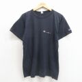チャンピオン 80s 半袖Tシャツ ワンポイントロゴ ブラック メンズL相当 | 古着