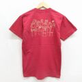 00s 半袖Tシャツ RHSM バーガンディ メンズS相当 | 古着