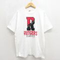 フルーツオブザルーム 80s 半袖Tシャツ R ホワイト メンズXL相当 | 古着