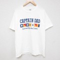 00s 半袖Tシャツ CAPTAIN DAD ホワイト L | 古着