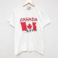 90s 半袖Tシャツ カナダ ホワイト M | 古着