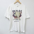 00s 半袖Tシャツ テキサス ホワイト XL | 古着