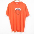 ジャージーズ 00s 半袖Tシャツ CAMP RIGA オレンジ L | 古着