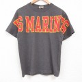 00s 半袖Tシャツ USマリーンズ グレー M | 古着