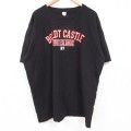 90s 半袖Tシャツ ボルト城 ブラック XL | 古着