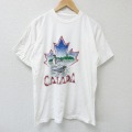 90s 半袖Tシャツ カナダ ホワイト L | 古着