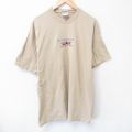 ヘインズ 00s 半袖Tシャツ マサチューセッツ刺繍 ベージュ XL | 古着