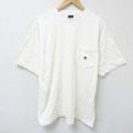 XL★古着 GANT 半袖 ビンテージ Tシャツ メンズ 00年代 00s 胸ポケット付き 大きいサイズ コットン クルーネック 白 ホワイト 【spe】 25jun10 中古