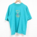 90s 半袖Tシャツ ロンドン刺繍 グリーン XL | 古着