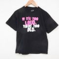 00s 半袖Tシャツ LOUD ブラック L | 古着