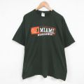 00s 半袖Tシャツ マイアミハリケーンズ グリーン XL | 古着