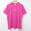 00s 半袖Tシャツ ラスベガス刺繍 ピンク L | 古着