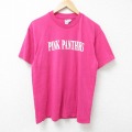 ヘインズ 00s 半袖Tシャツ ピンクパンサーズ ピンク L | 古着