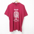 スクリーンスターズ 90s 半袖Tシャツ 木 バーガンディ XL | 古着