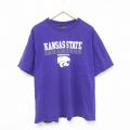 00s 半袖Tシャツ カンザス パープル XL | 古着