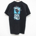 00s 半袖Tシャツ DOG TALK ブラック M | 古着