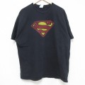 00s 半袖Tシャツ スーパーマン ブラック XL | 古着