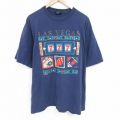 90s 半袖Tシャツ ラスベガス ネイビー XL | 古着